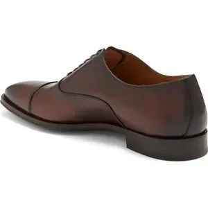 Antonio Maurizi Cap Toe Leather Oxford in Cognac Antonio Maurizi Oxford shoes for Men | Online Sale up to 57  main image 4